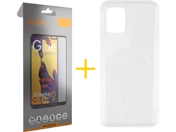 Capa e Película Xiaomi Mi 10 Lite ACCETEL Liso 8 Transparente