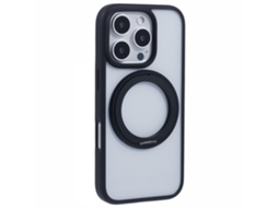Capa Em Tpu Com Suporte, Para Apple Iphone 16 Pro Max - Preto