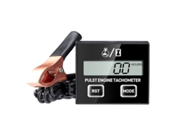 Tacômetro Digital LCD 0 30000rpm para Motosserra Cortador de Grama com Cronômetro de Manutenção | S/MARCA