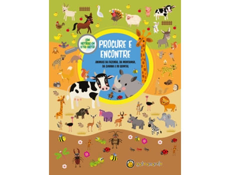 Livro Procure E Encontre Animais Da Fazenda, Da Montanha, Da Savana E Do Quintal De Equipe Gdb Editorial (português Do Brasil)