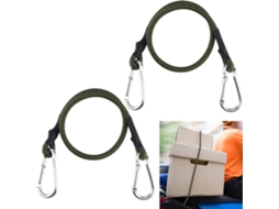 Fita De Tensão Com Mosquetão 60 Cm, 2 Fitas De Tensão, 8 Mm