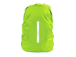 Capa de Chuva para Mochila, Verde Fluorescente, M BRILVIBERA