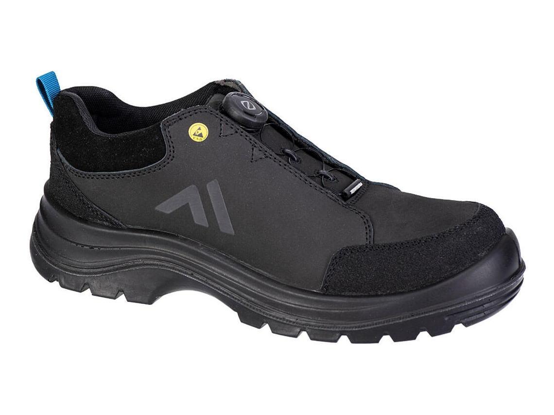 Sapato Baixo Ridge Composite S3s Esd Sr Fo: Segurança E Conforto Preto Azul / 37