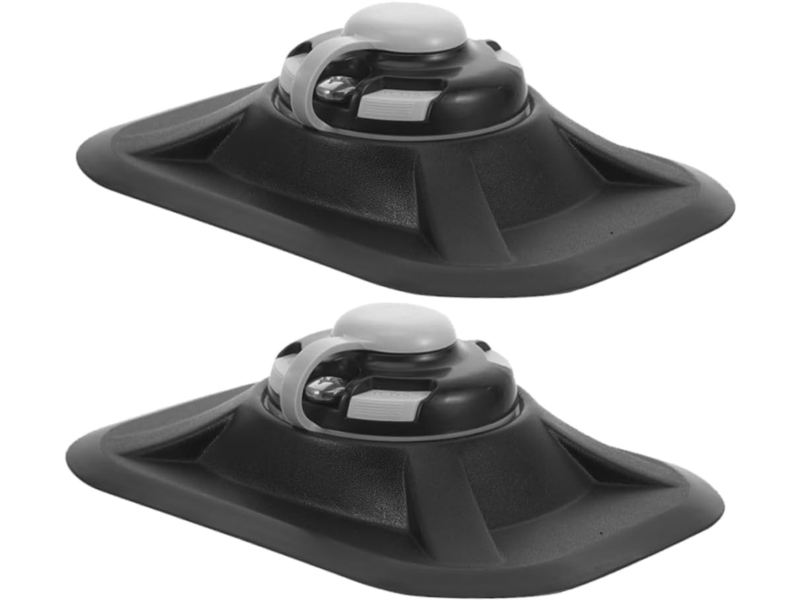 Suporte De Vara De Pesca Para Caiaque De 2 Peças Com Base Compacta, Fácil De Instalar E Usar Com Mecanismo