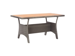Vidaxl Mesa De Jardim 120x70x66 Cm Madeira De Acácia Maciça Cinzento