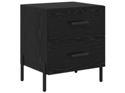 Armário Cabeceira Carvalho Preto 40 X 35 X 47,5 Cm MAISON EXCLUSIVE