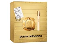 Conjunto de fragrâncias de luxo Lady Million, frasco de 80 ml, edição de viagem de 20 ml, Paco Rabanne
