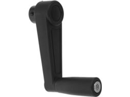 Manivela Rotativa Preta Para Torno Alavancas De Macaco De Reboque De 10 Mm Com Furo Redondo Para F Gokoco