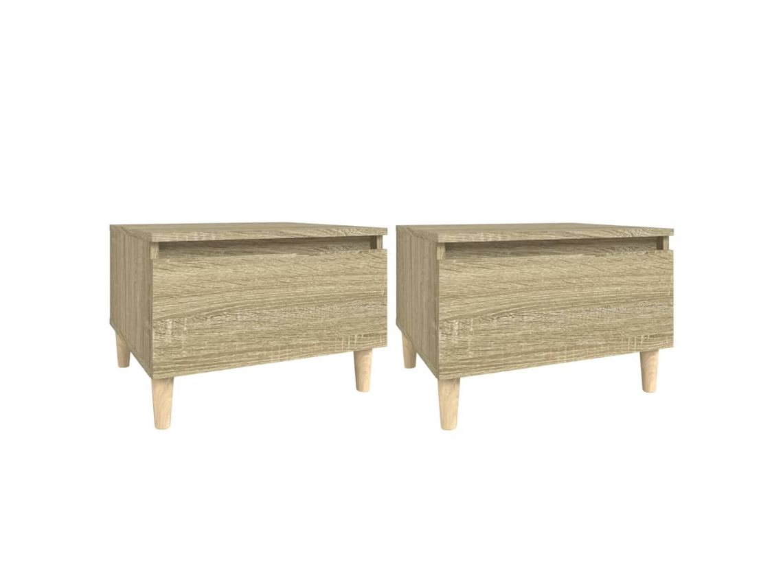 Side Table, Side Tables Vidaxl Marrom Madeira Processada (n/a)