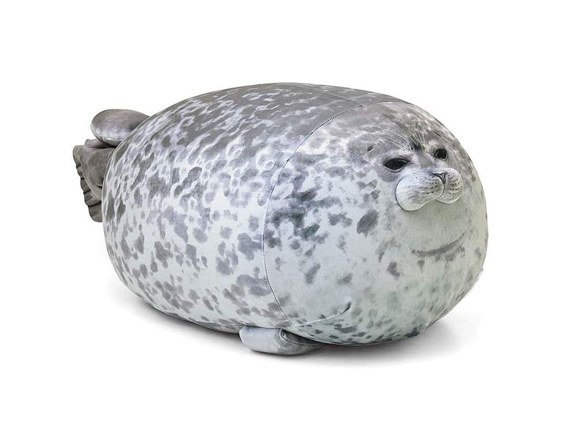 2026 peluche de Foca Adorable Chubby Blob, Almohada de Peluche de 30 Cm