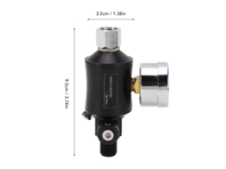 Válvula De Controlo Pneumática Laxiscreed Com Regulador De Pressão, Filtro E Manómetro Para Pistolas De Pulverização