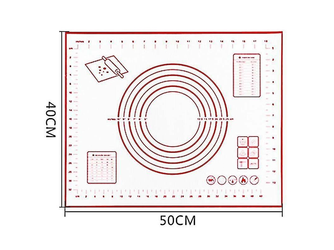 Folha De Silicone Antiaderente Para Assar Massa De Pizza E Bolo Aquaforge