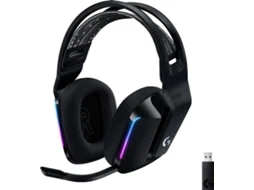 Auscultadores Gaming Bluetooth LOGITECH G733 (Over Ear - Microfone - Preto)