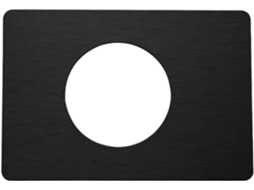Placa De Reforço Para Maçanetas E Fechaduras Portas, Com Acabamento Para Fixação E Reparo Ideal Reforçar A Segurança Da