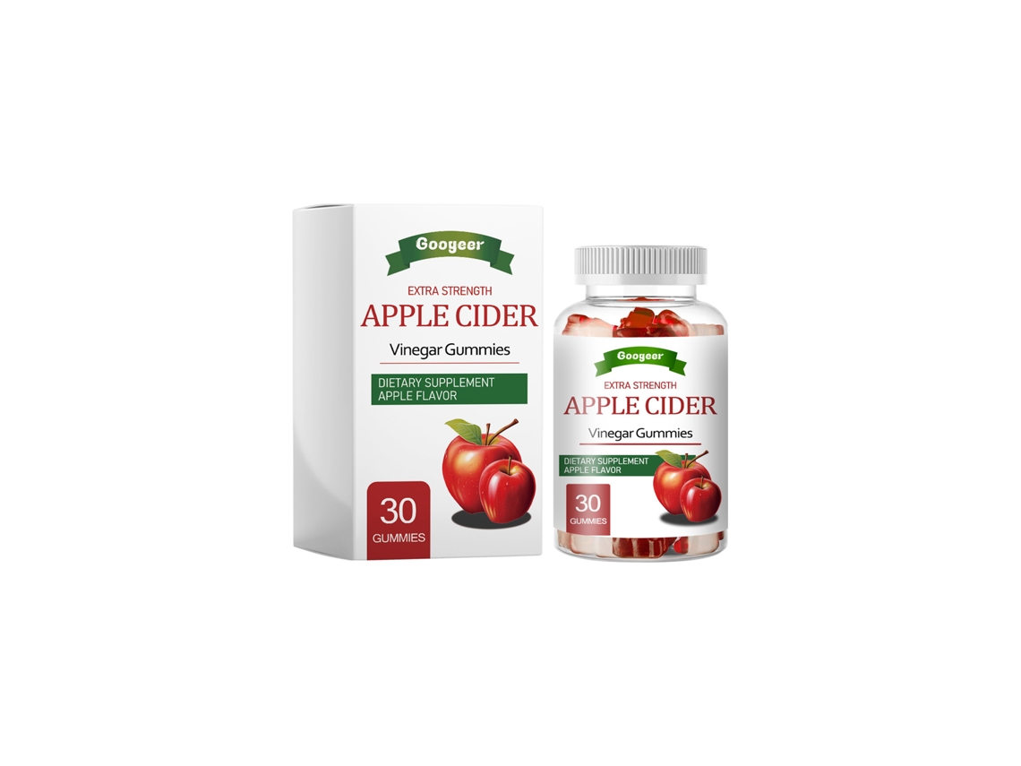 Gummies de Vinagre de Maçã, Suplemento em Geléia com Sabor de Maçã, para Bem estar e Digestão LAXISCREED