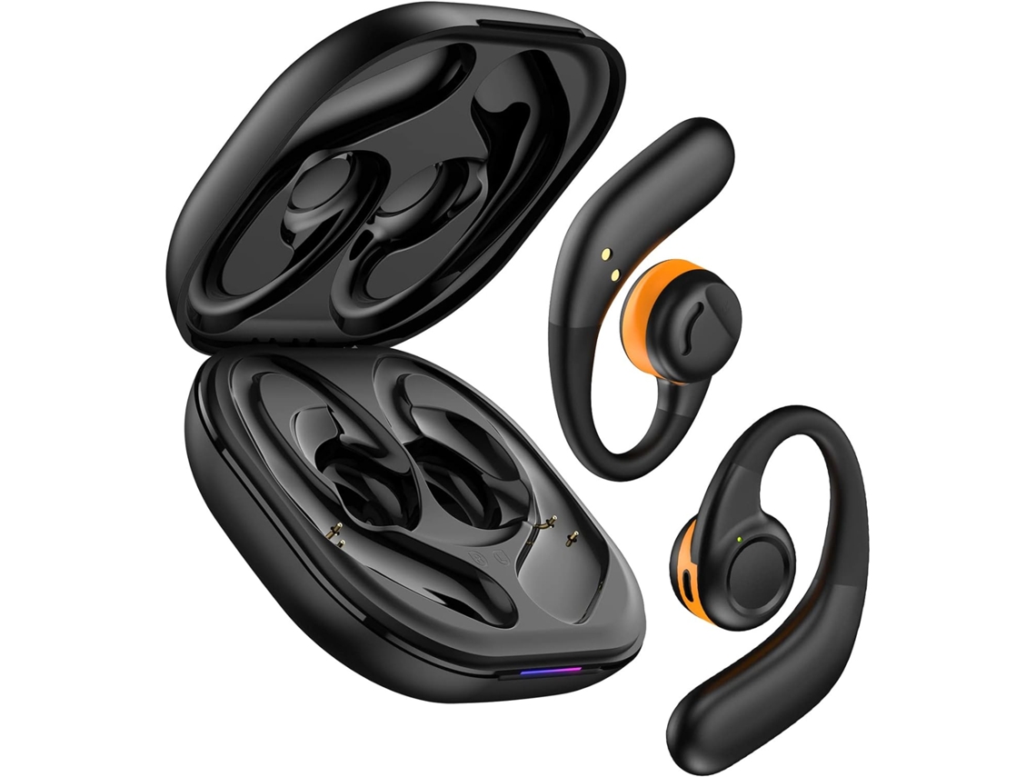 Fones Abertos Bluetooth 5.3 Drivers Duplos 60h Reprodução IPX5 À Prova D'água Celulares TV JIAPEI