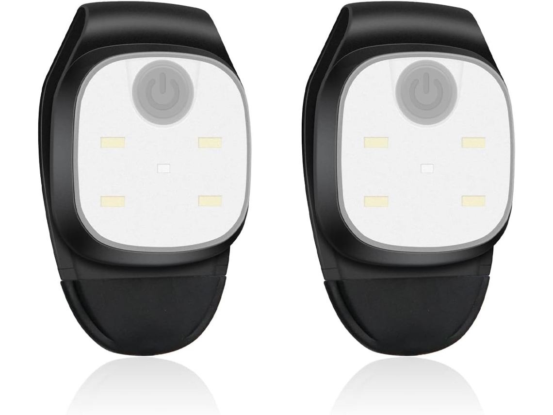 Lanterna de Cabeça BRILVIBERA com 4 modos, para corrida, com suporte para peito, duas unidades