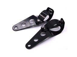 Suporte De Farol Universal Para Moto Ajusta A 28-38mm Compatível Com Suzuki Kawasaki Atvs E Mais