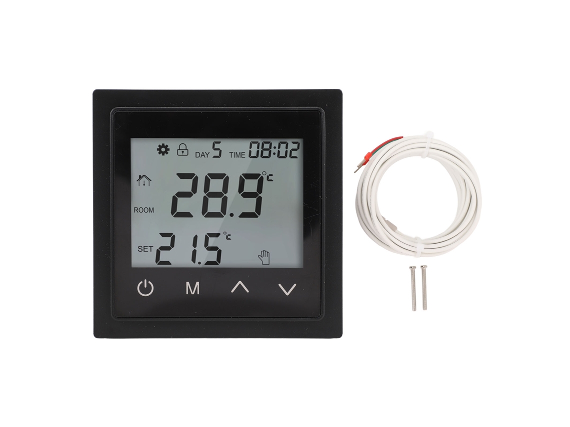 Termostato Digital S/MARCA com Tela Led para Pisos e Aquecimento Residencial