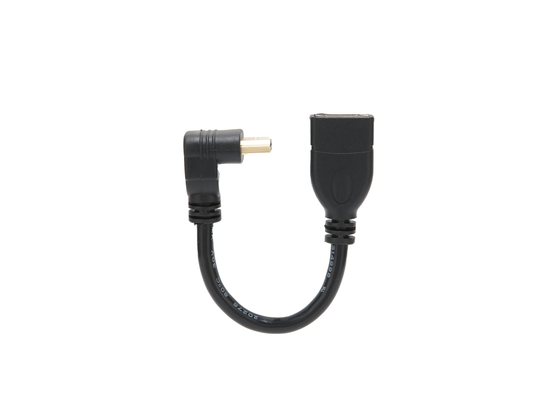 Cabo Extensor Adaptador de Interface Multimídia Hd Macho para Fêmea com Ângulo de 90 Graus para Computador Tv CHABERLU