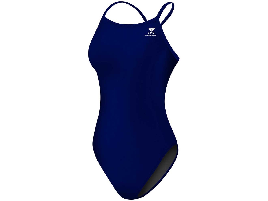 Roupa de Banho Durafast Elite Solid Diamondfit Azul 24 Mulhertyr
