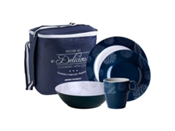 Conjunto de Talheres Living 24 Peças Transparentemarine Business