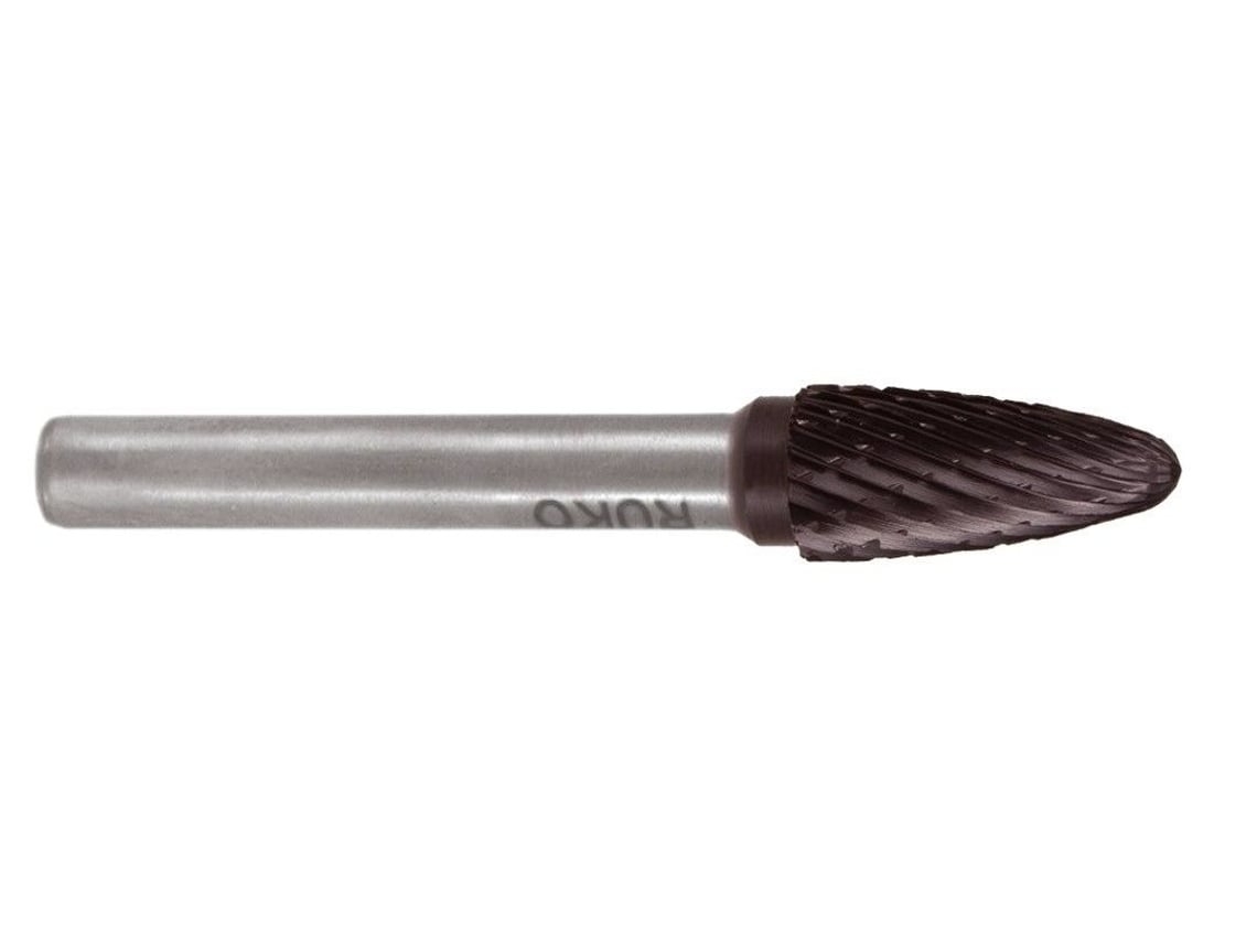 RUKO-116033Tc-Brocas De Carboneto Ticn Em Formato F-Rbf Arco Completo (Ø 12 Mm)