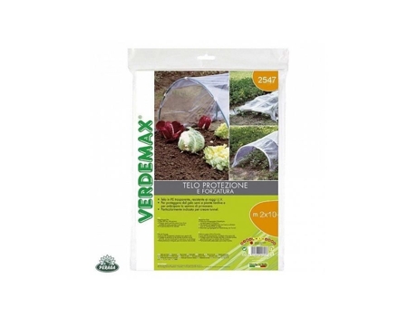 Tecido De Proteção Não Especificado 2x10 Metros Pe Transparente Resistente Aos U.v. 0,05 Mm De Espessura Verdemax