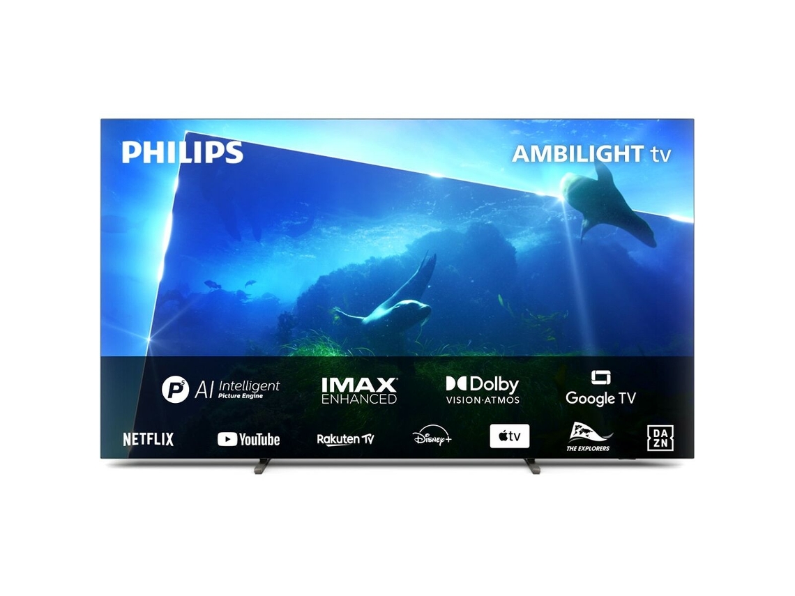 TV Smart PHILIPS 77OLED818 4K Ultra HD 77 OLED AMD FreeSync | Worten.pt