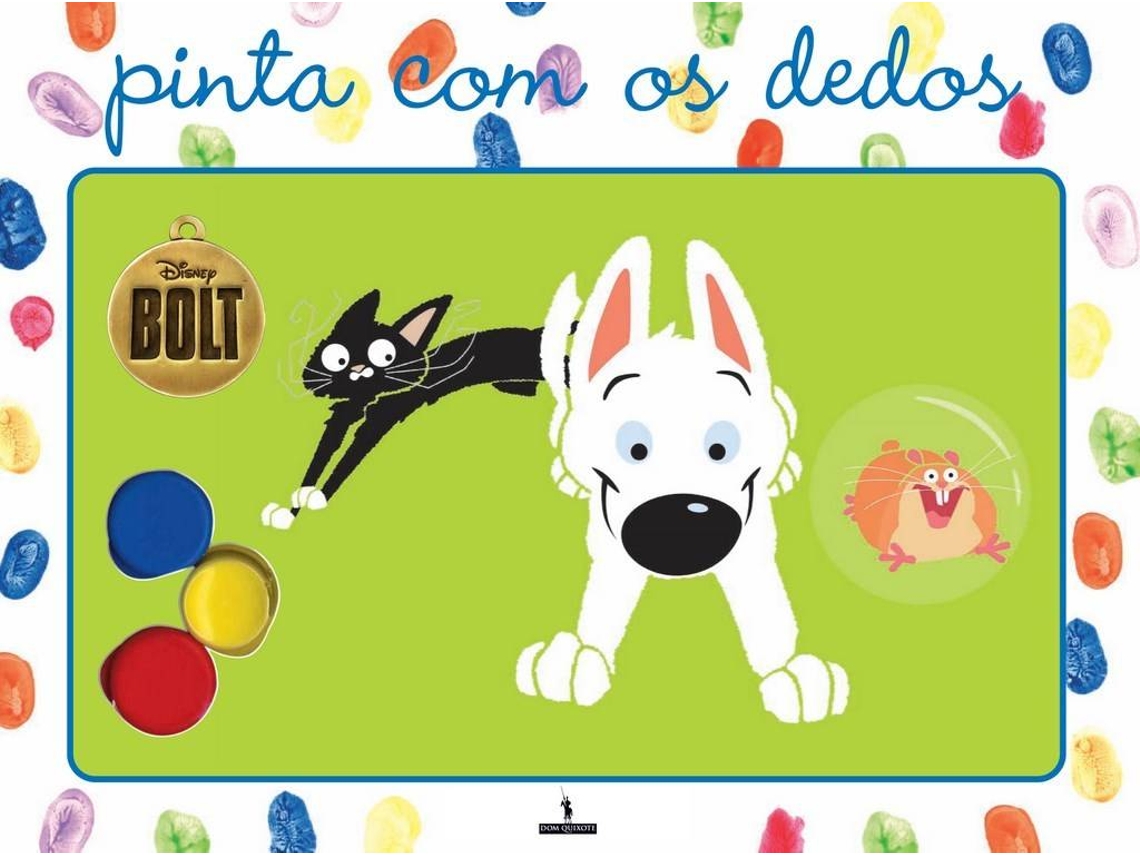 Livro Pinta Com Os Dedos - Bolt de Disney (Português)