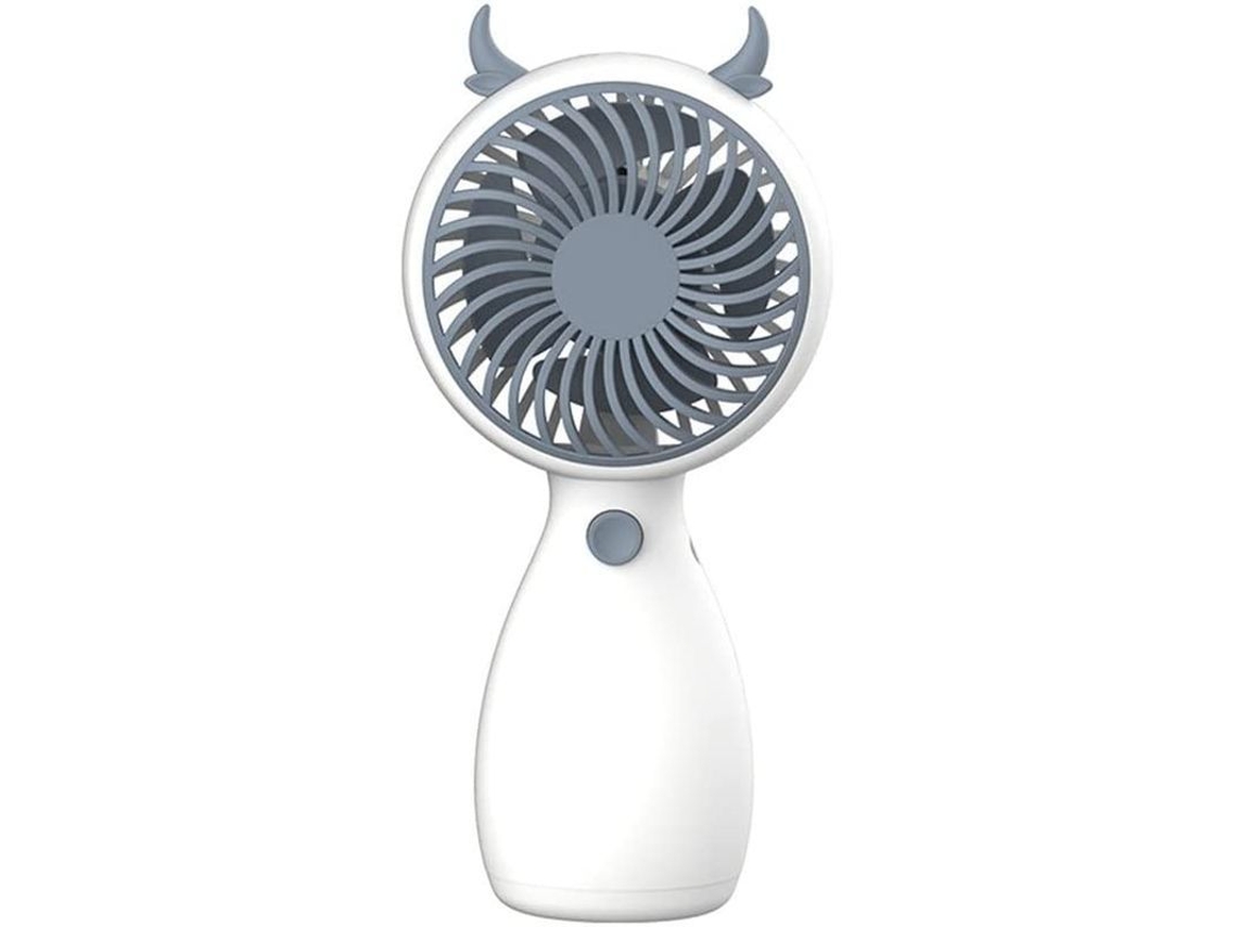 Ventilador Portátil Nova Line, com clip para celular, recarregável, 500mAh, luz, rosa | S/MARCA