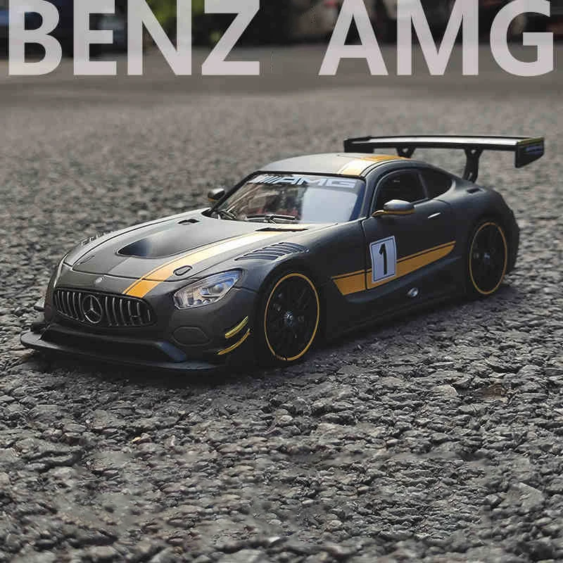 (cinza) Miniatura De Carro Em Liga Metálica Na Escala 1:24 E Carrinho De Brinquedo