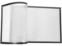 Moldura Magnética Autoadesiva Pvc Prateado Efeito Danificado Sólida Ideal Pôsteres Documentos Decoração GOKOCO