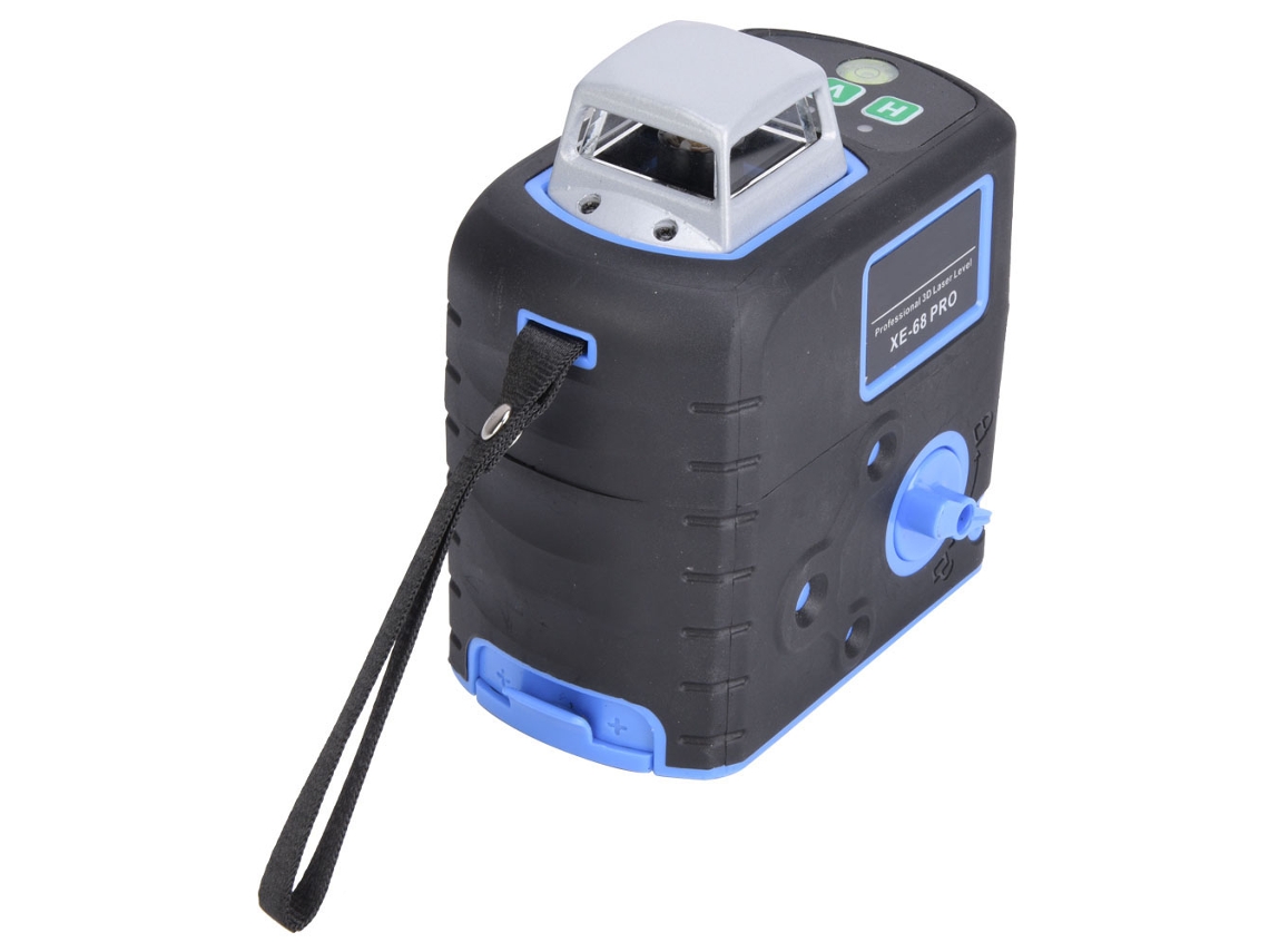 Laxiscreed Nível Laser Verde 3d Auto Nivelante Com Rotação De 360° Para Construção
