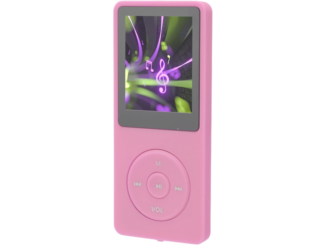 Reprodutor de MP3/MP4 de 8 GB, 8 GB (preto) (branco) (rosa) Reprodutor de música de 1,8 polegadas com entrada para cartão de memória para cursos de música