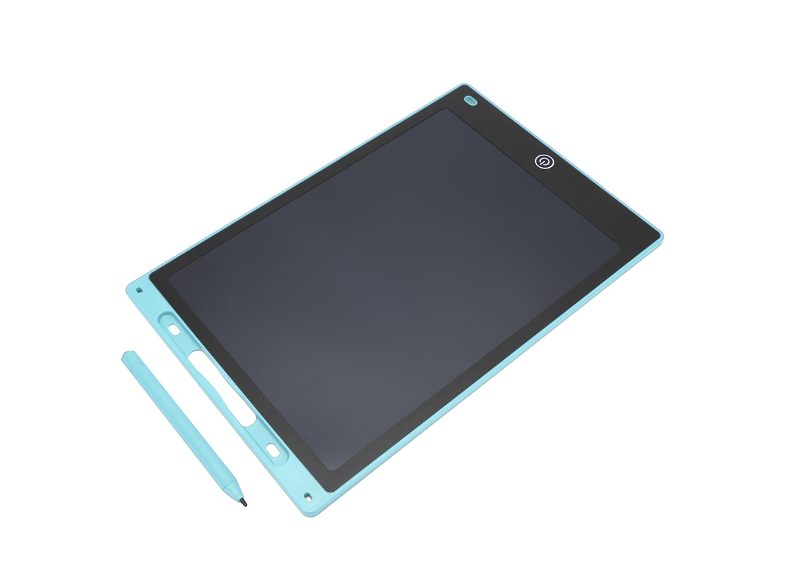Tablet Lcd Para Crianças 12 Polegadas Tela Colorida Sensível À Pressão Com Suporte À Caneta Azul Céu