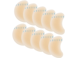 10 Adesivos De Gel Antiderrapantes Para Calcanhar, Almofadas Antifricção Bege, Reduzem O Atrito E Desgaste Em Sapatos De
