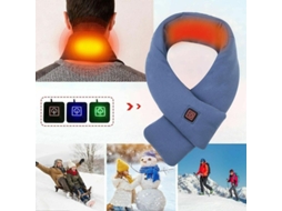Bufanda elétrica com 3 níveis de calor, USB, recarregável | S/MARCA
