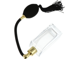 Frasco De Perfume Em Vidro Preto Com Airbag Para Dosagem Precisa E Proteção Contra Ar.