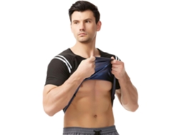 Colete Sauna Masculino Com Retenção De Calor, Compressão Modeladora E Controle Abdominal