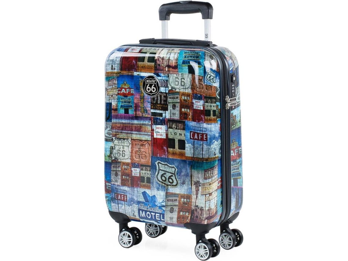 Mala de Cabine ROUTE 66 Preto (33 L)
