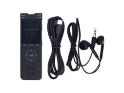Gravador De Voz Digital Com Microfones Duos E Redução Inteligente De Ruído