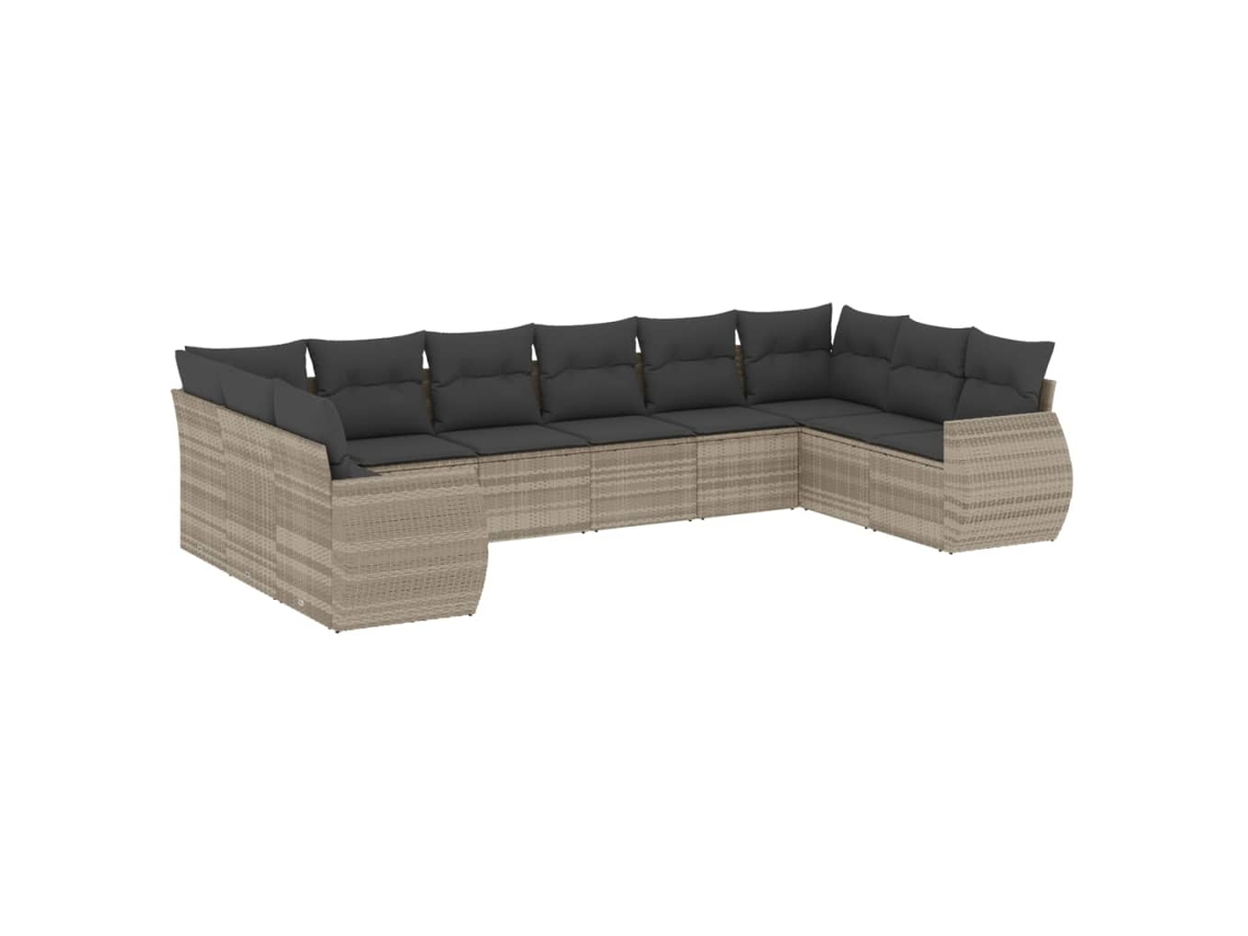 Garden Sofa Set, Garden Sofa Sets Vidaxl Cinzeto Rattan / Vime (n/a)