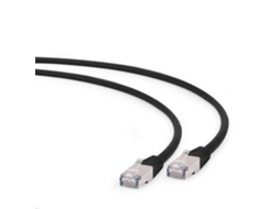 Cabo de Rede GEMBIRD Pp6A-Lszhcu-Bk Cat6A 0.5 M - Preto