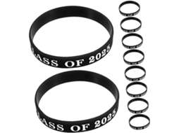 Pulseiras De Silicone Happyyami, Pacote Com 10 Unidades, Pulseiras De Borracha Para Decoração Festas Temáticas Formatura