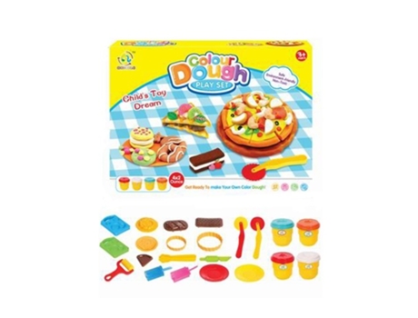 Conjunto Plasticina LPM Colour Dough Play Set (Idade Mínima: 3 Anos)