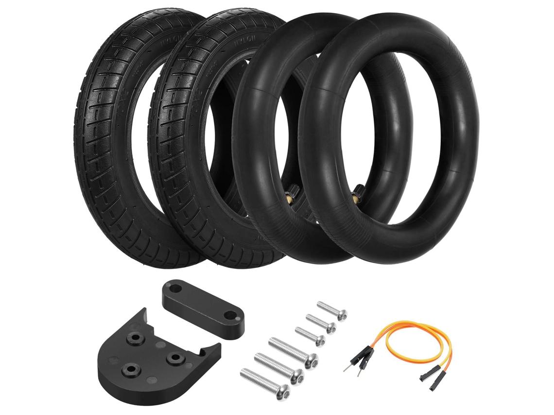 Conjunto Business de Pneus Internos e Externos 10x2.0 com Apoio de Rodapé para Xiaomi M365 Scooter Elétrico