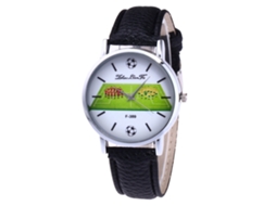 Relógio de Moda Zhoulianfa F 389a Pulseira de Couro Quartzo para Mulher Estilo Moderno