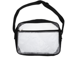Bolsa De Ombro Grande, Transparente E Antiestática, Em Pvc, Multiuso.