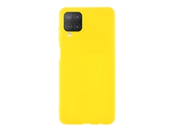 Capa Tapete Face Para Samsung Pele Sintética Amarelo